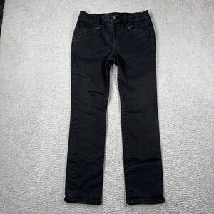 LRL Lauren Jeans Pants Womens 6 PETITE Mid Rise Straight Slim Minimalist Casual